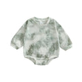 Newborn Infant Sweatshirt Romper Floral Print Long Sleeve by Baby Minaj Cruz