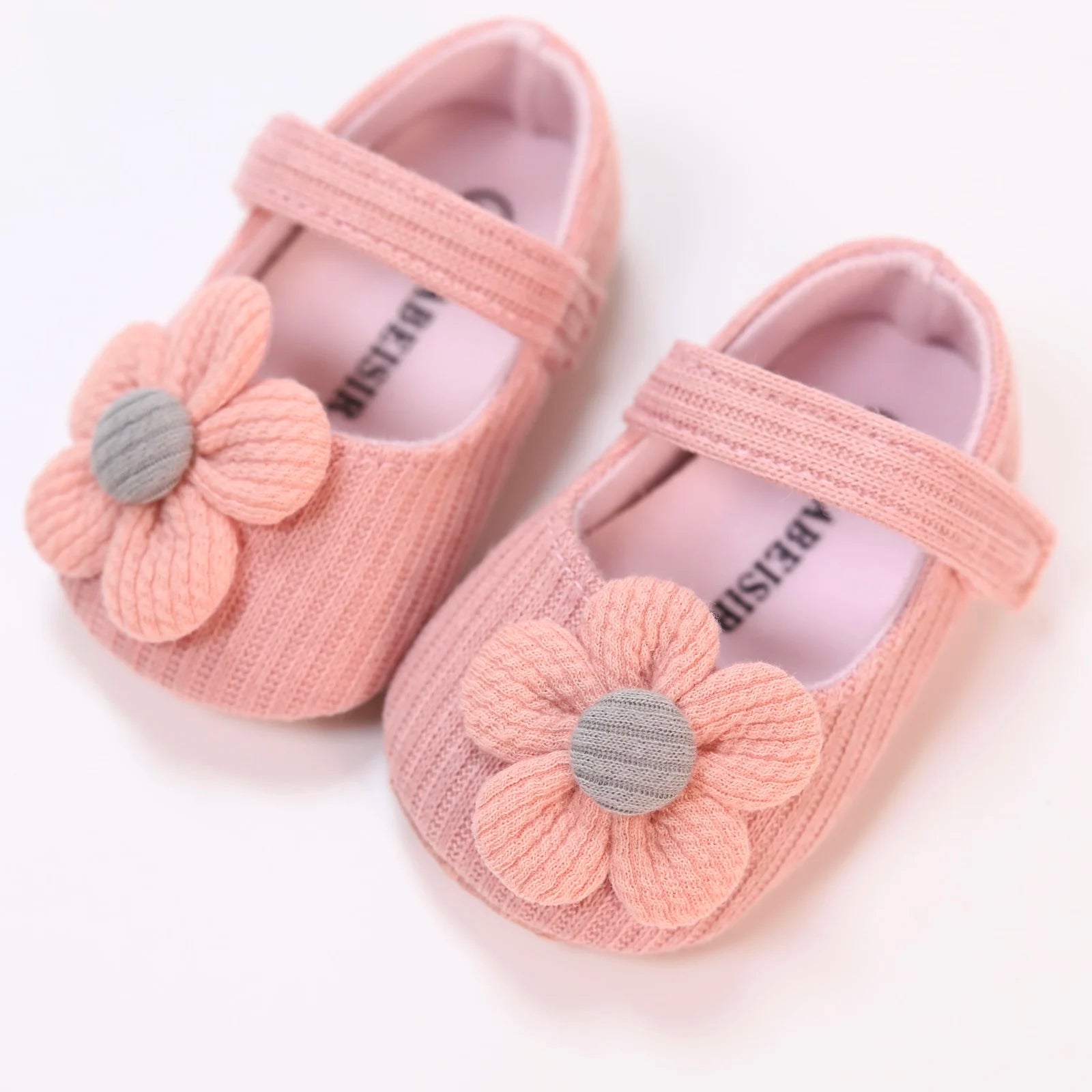 Cute Flower First Walking Shoes For Baby Girl Pink by Baby Minaj Cruz