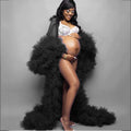 Cute Maternity Tulle Photography Dress for Baby Shower Black by Baby Minaj Cruz