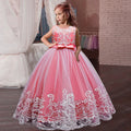 Lace Flower Dress Flower Girl Dress pink by Baby Minaj Cruz