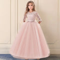 Elegant Flower Girl Dress for Weddings Pink by Baby Minaj Cruz