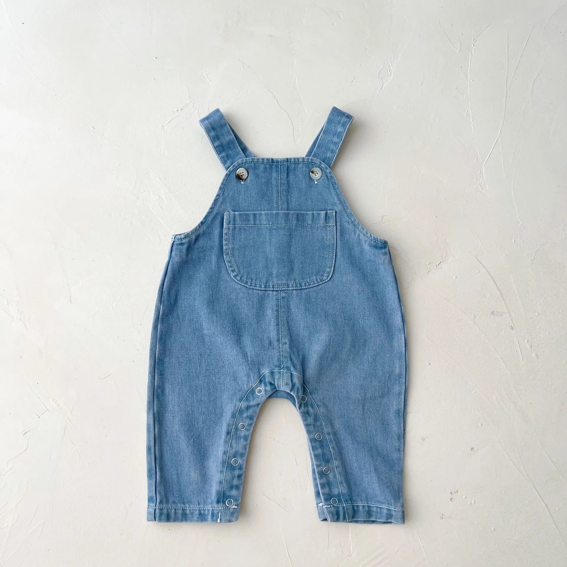 Flexible Newborn Baby Denim Romper For Toddlers by Baby Minaj Cruz