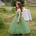Summer Toddler Tulle Sleeveless Bridesmaid Dresses by Baby Minaj Cruz