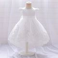 Baby Girls 1st Birthday Infant Dresses white by Baby Minaj Cruz
