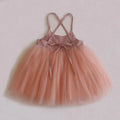 Princess Summer Backless Baby Girl Tutu Dress pink by Baby Minaj Cruz