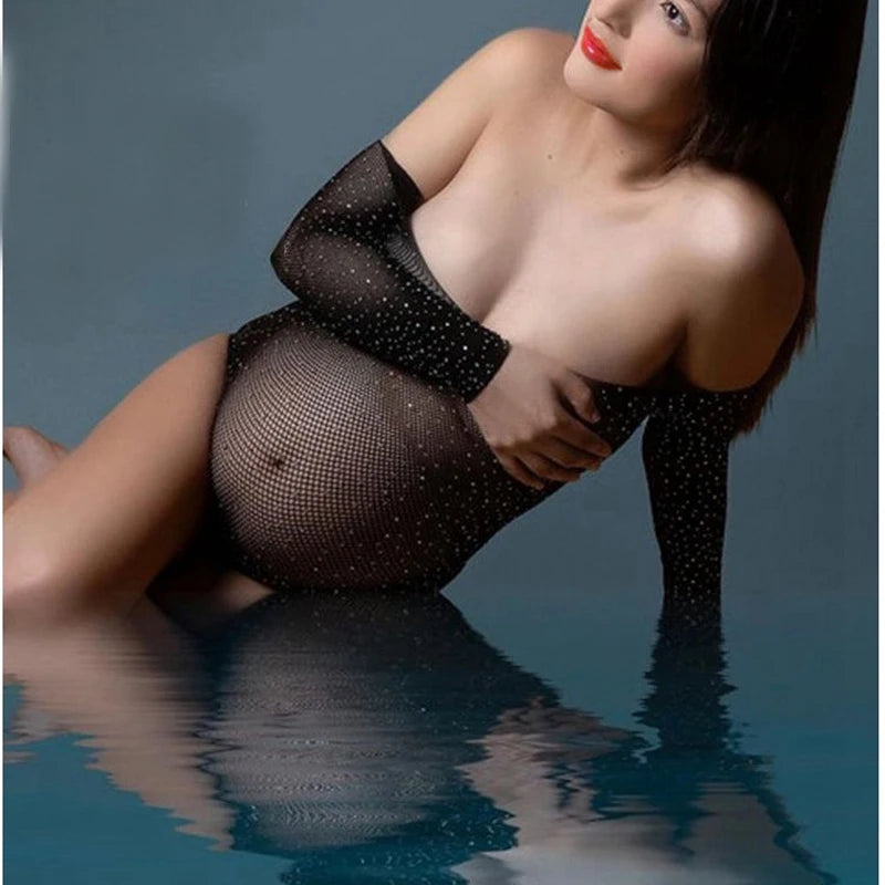 Sexy Maternity Dress For Photography by Baby Minaj Cruz