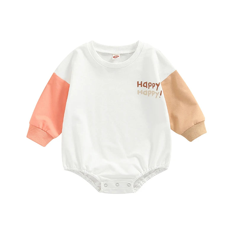 Newborn Infant Sweatshirt Romper Floral Print Long Sleeve by Baby Minaj Cruz