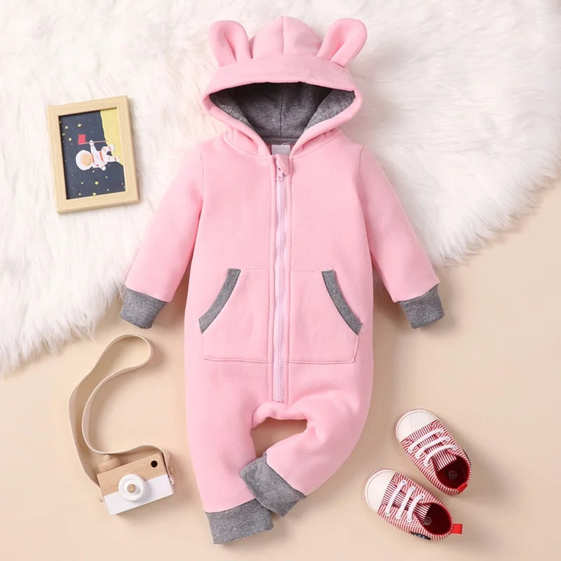 Newborn Unisex Care Bear Romper Hoddies With Zipper Autumn by Baby Minaj Cruz