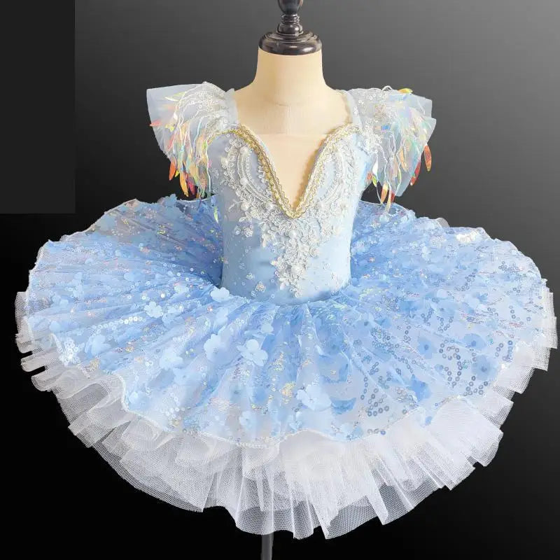 Professional Girls Ballet Skirt Birthday Princess Dress by Baby Minaj Cruz