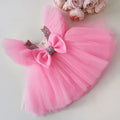 Sequined Fluffy Flower Girls Bridesmaid Dresses light pink by Baby Minaj Cruz