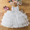 Elegant Princess Girls White Flower Girl Dress white by Baby Minaj Cruz
