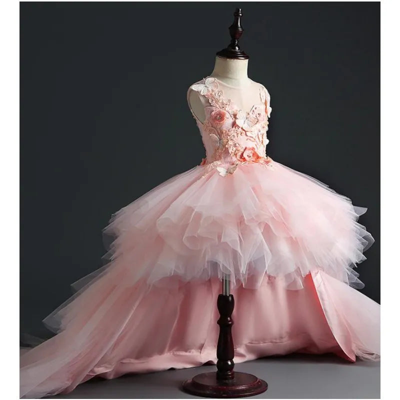 Princess Pink Tulle Prom Dress For Wedding by Baby Minaj Cruz