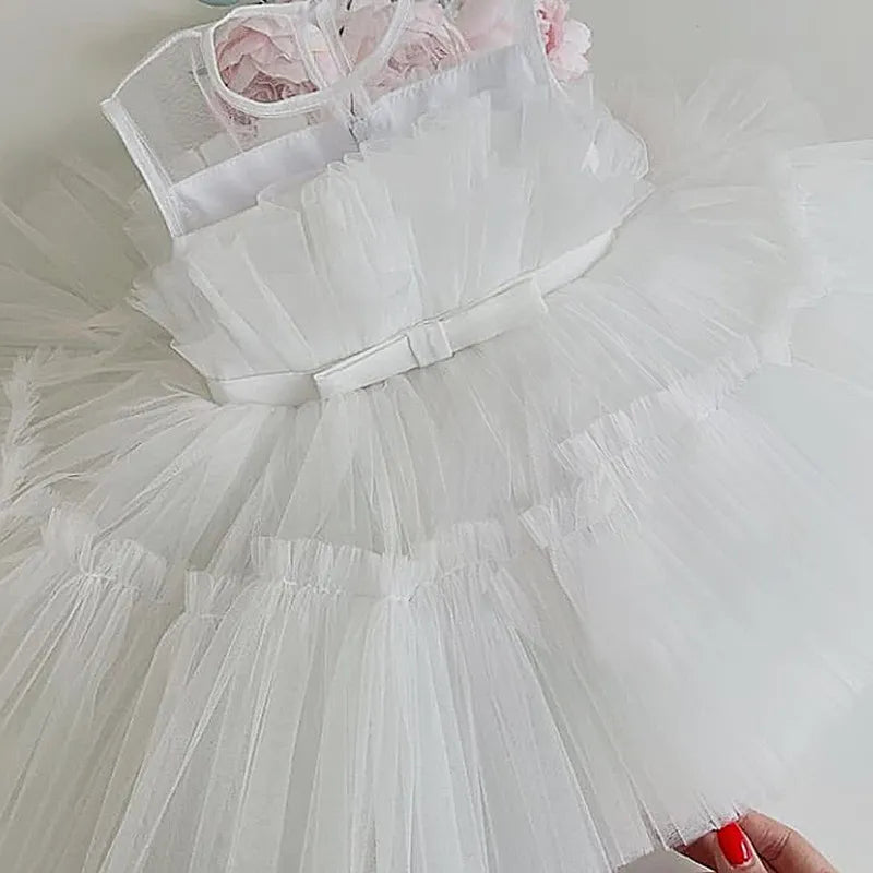 Wedding Elegant 1st Birthday tutu dress princess by Baby Minaj Cruz
