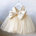 Toddler Elegant 1st birthday dress for baby girl With Tulle Skirt YELLOW by Baby Minaj Cruz
