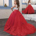 Party Prom Gown Wedding Evening Baby Flower Girl Dresses by Baby Minaj Cruz