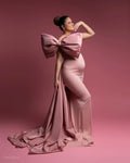 Plus Size Pink Maternity Photoshoot dress pink United state by Baby Minaj Cruz