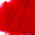 Puff Flower Girls Dress Knee Length Tulle Skirt 1year-8years by Baby Minaj Cruz