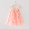 Knee Length Fairy Wedding Dress With Wings For Toddler Girls Pink by Baby Minaj Cruz