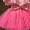 Princess Off Shoulder Bow Baby Girl Tutu Dress by Baby Minaj Cruz