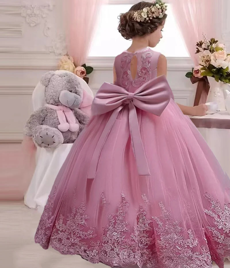 Embroidered Princess Wedding Dress With Lace by Baby Minaj Cruz