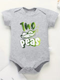 Twin White Newborn Bodysuit Toddler Outfits Green by Baby Minaj Cruz