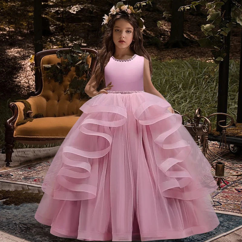 Elegant Sleeveless Bridesmaid Princess Dress by Baby Minaj Cruz