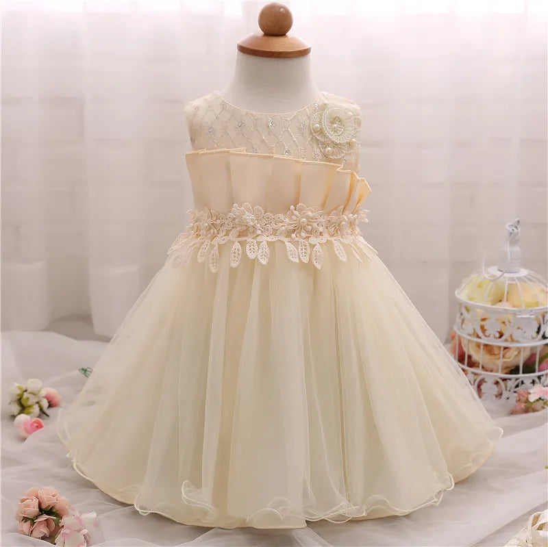 Baby Girl wedding dress Tutu Fluffy Gown by Baby Minaj Cruz