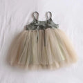 Princess Summer Backless Baby Girl Tutu Dress green by Baby Minaj Cruz