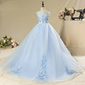 Light Blue Flower Girl Dresses For Weddings by Baby Minaj Cruz