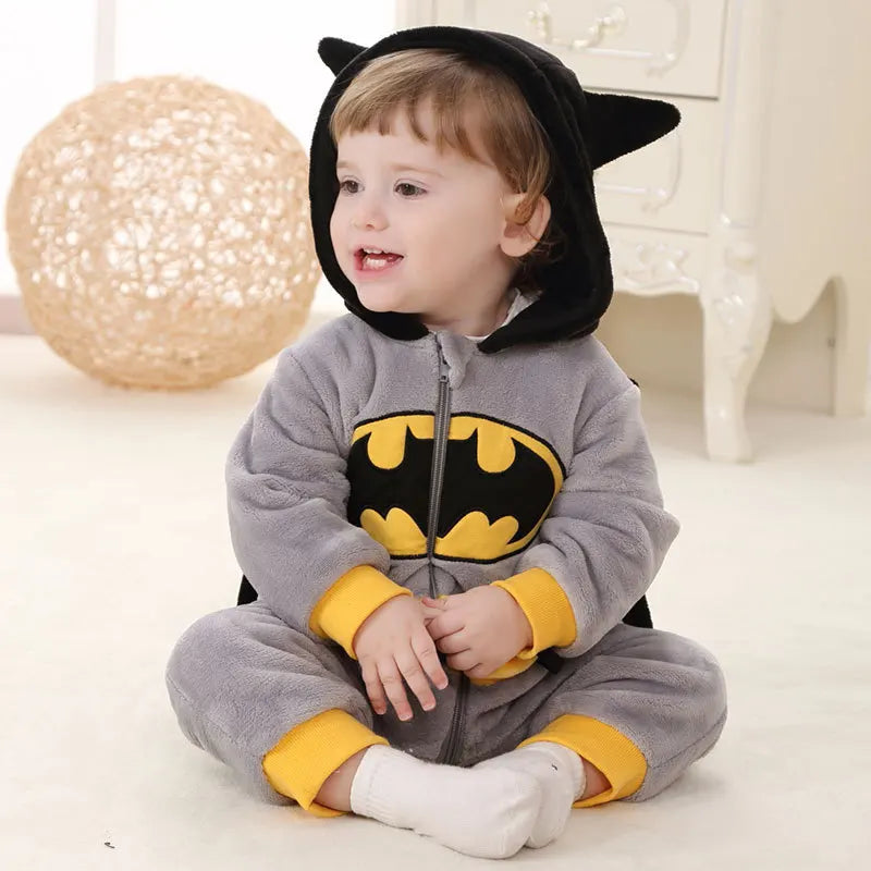Cute Unisex Baby Sweatshirt Romper For Infant Grey by Baby Minaj Cruz