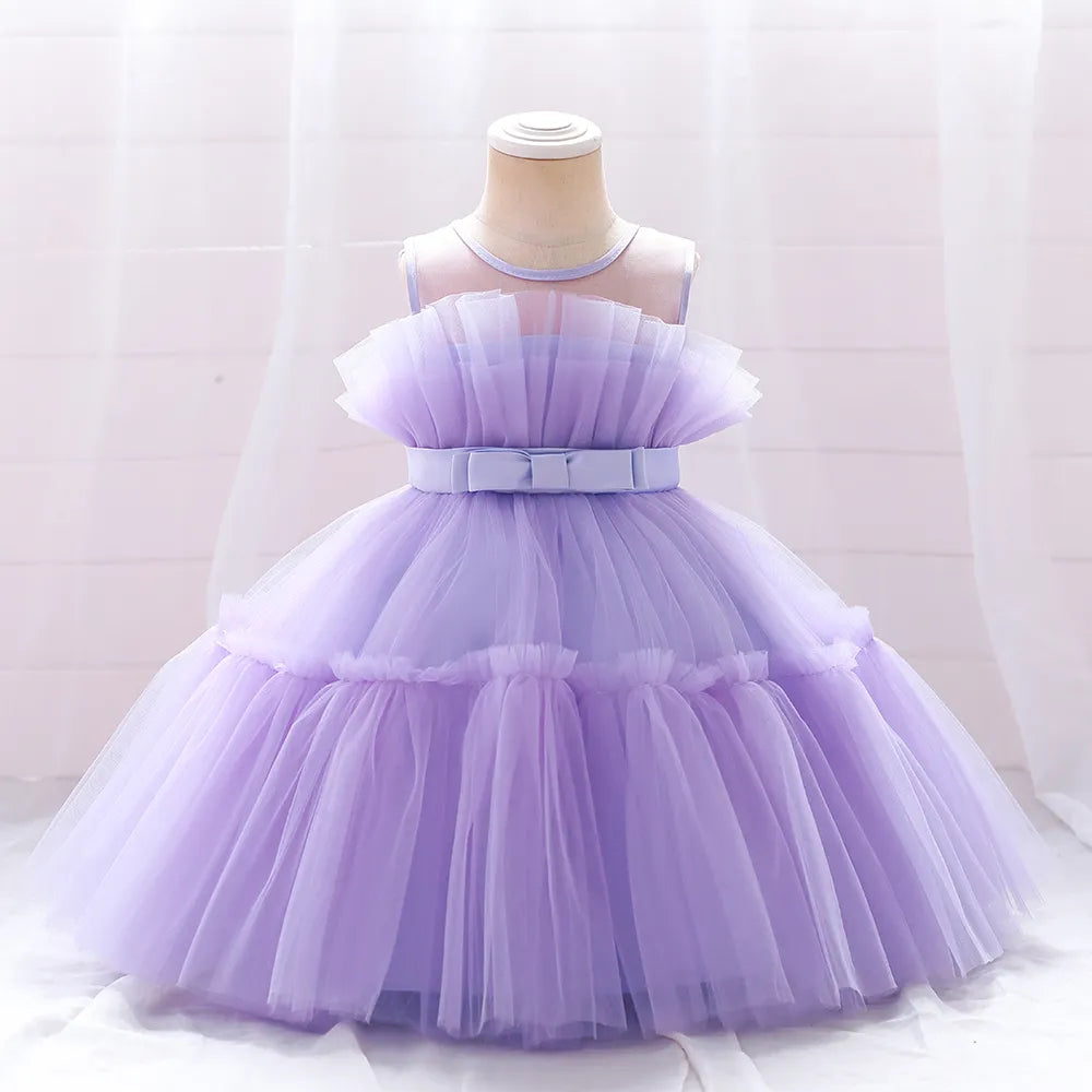 Wedding Elegant 1st Birthday tutu dress princess purple by Baby Minaj Cruz