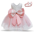 Baby Girl wedding dress Tutu Fluffy Gown white by Baby Minaj Cruz