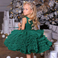 Dark Green Flower Girl Dresses by Baby Minaj Cruz