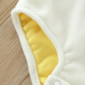 Baby Sweatshirt Romper Short Sleeve Snap Up Plush by Baby Minaj Cruz
