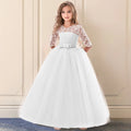 Elegant Flower Girl Dress for Weddings White by Baby Minaj Cruz