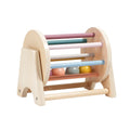 Montessori Toys for Baby Wooden Rolling Ball Drum light brown by Baby Minaj Cruz