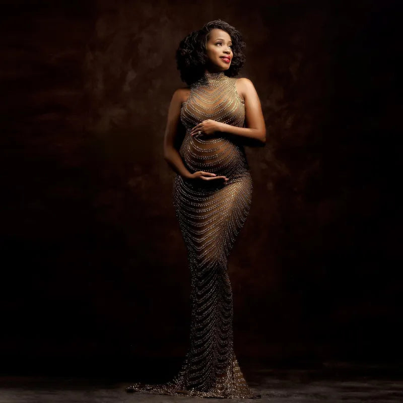 Bodysuit Maternity Dress Gown Photoshoot Dresses by Baby Minaj Cruz