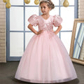 Satin Princess Formal Birthday Princess Dress light pink by Baby Minaj Cruz