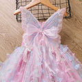 Embroidery Sleeveless butterfly wings fairy Dress For Girl by Baby Minaj Cruz
