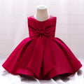 Baby Girl Sleeveless 1st Birthday Party Dress red by Baby Minaj Cruz
