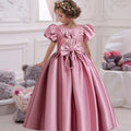 Satin Princess Formal Birthday Princess Dress by Baby Minaj Cruz