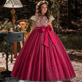 Princess Bridesmaid Tulle Ankle Length Dress Red by Baby Minaj Cruz