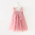 Knee Length Fairy Wedding Dress With Wings For Toddler Girls by Baby Minaj Cruz