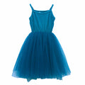 Baby Girl Tutu Dress Party Sleeveless Sundress For Princess Blue by Baby Minaj Cruz