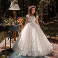 Ivory Butterfly Flower Girl Dresses With Tulle Ivory by Baby Minaj Cruz