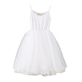 Baby Girl Tutu Dress Party Sleeveless Sundress For Princess White by Baby Minaj Cruz