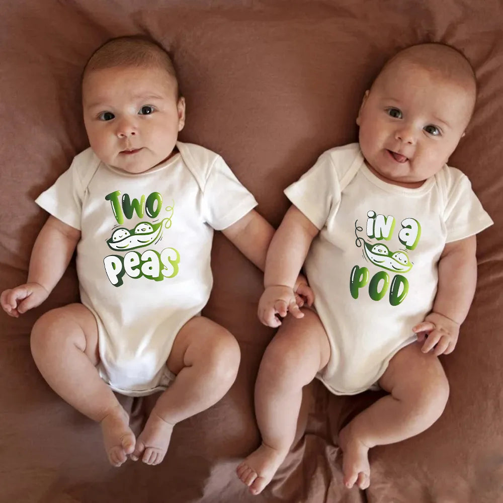 Twin White Newborn Bodysuit Toddler Outfits by Baby Minaj Cruz