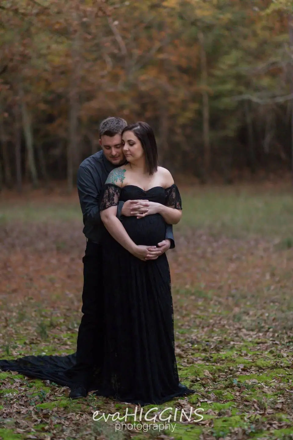 Long Maternity Dresses For Photography black by Baby Minaj Cruz