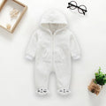 Newborn Unisex Care Bear Romper Hoddies With Zipper Autumn White by Baby Minaj Cruz